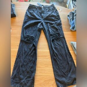 AFRM ripped black jeans